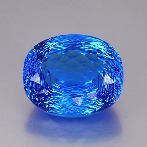 40.93ct Glorious Sparkling Wonderful Millennium Cut Blue Topaz Loose Gemstone. - Picture 1 of 1