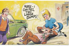PC12381 Comic Postcard. Nurse I Can Feel Two Large Bumps. Bamforth. Comic. No 26
