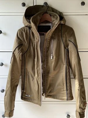 SPYDER Mujer Esquí Invierno Chaqueta Con Capucha Verde Thinsulate Talla 8 Pequeño RP $345! Foto 1 de 4