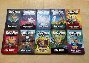 Dog Man Book Lot 10 Books USED Lord of the Fleas, Mothering Heights, Fetch-22 - Picture 1 of 6