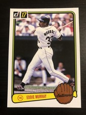 Eddie Murray 2017 Panini Donruss Retro 1983 #RV-44 Baltimore Orioles HOF