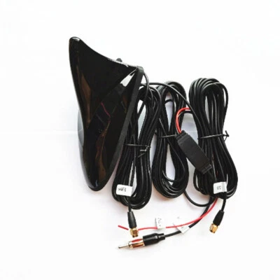 Car Signal Aerials Shark Fin Antenna FM/AM Auto Roof WIFI GPS Navigation System - Image 1 of 4