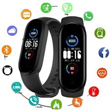 M5 Smart Watch Multi Sport Mode Step Counting Smart Band In Black 