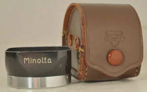Minolta Bay I Autocord TLR Metal Lens Hood w/ Case - Picture 1 of 4