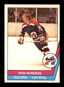 1977 O-Pee-Chee WHA #66 Don Burgess   NM X2380171