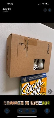 IKEA Jansjo LED Flexible Gooseneck Desk Lamp White W/Round Base NEW - Image 1 of 4