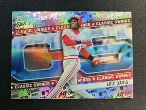 2025 Topps All-Star Game Eric Davis Classic Swings Insert CS-13 Reds - Picture 1 of 2