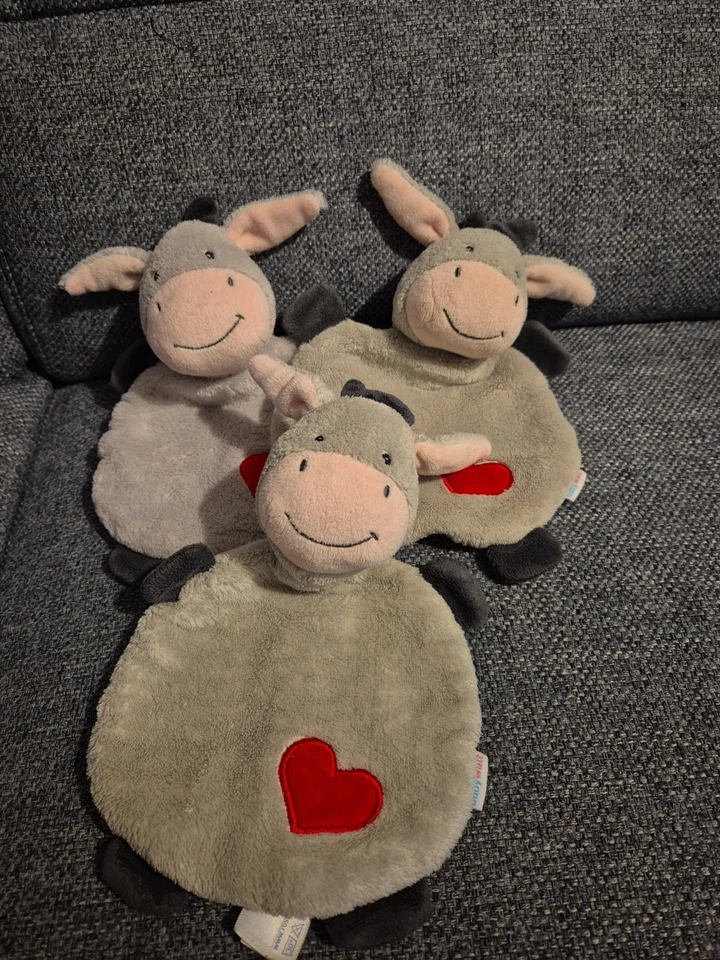 Schmusetuch Esel mit Herz Baby Welt Babywelt Babydream Rossmann Neuwertig STÜCK