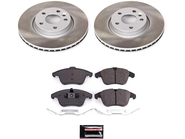 Kit de pastillas de freno delanteras y rotor para Volvo XC70 2008-2016 2009 2010 2011 PW961CQ Foto 1 de 1