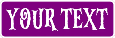 Spooky/Mystical Custom 18"x6" Sign By SSMG - Image 1 of 4