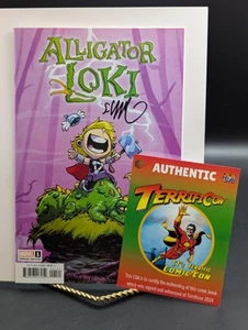 COA Signed ALLIGATOR LOKI #1 NM 2023 Skottie Young Variant Marvel High Grade - Bild 1 von 10