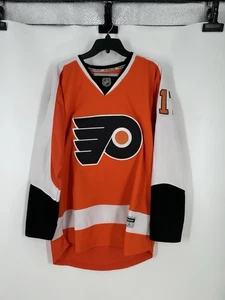 Philadelphia Flyers Wayne Simmonds Reebok Orange Jersey Stitched Sewn Mens Large - Picture 1 of 10