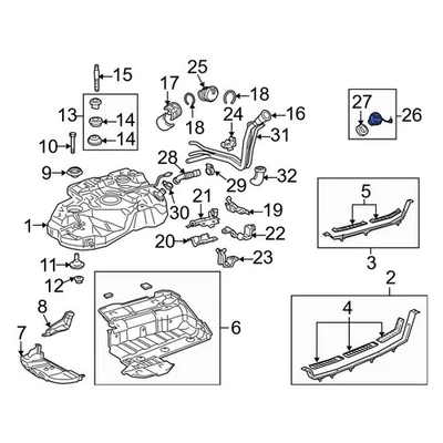 For Toyota Tacoma 2005-2008 Toyota 7730047010 Fuel Tank Cap - Imagem 1 de 4