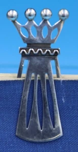 VINTAGE STERLING SILVER BOOKMARK - ROYAL CROWN - 6 CM -   [80] - Bild 1 von 1