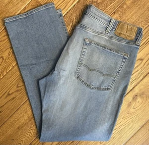 AMERICAN EAGLE Flex Original Straight Jeans 38 x 30 Zip Fly (tag says 38x32) - Picture 1 of 11