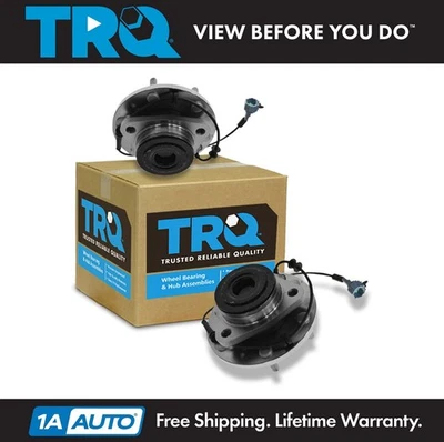 TRQ Front Wheel Hub & Bearing Pair Set For Nissan Armada Titan - Image 1 of 4
