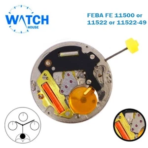 Vintage Feba FE 11500 or 11522 or11522-49 Swiss Watch Movement Quartz, 7 jewels. - Picture 1 of 2