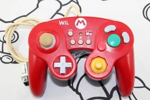 HORI NINTENDO WII U MANDO CONTROLLER BATTLE PAD GAMECUBE STYLE SUPER MARIO - Imagen 1 de 2