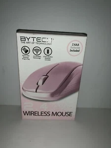 BYTECH PINK WIRELESS MOUSE - Picture 1 of 3