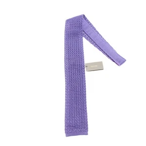 Tom Ford NWT Knit Neck Tie in Solid Purple 100% Silk Made in Italy - Picture 1 of 8