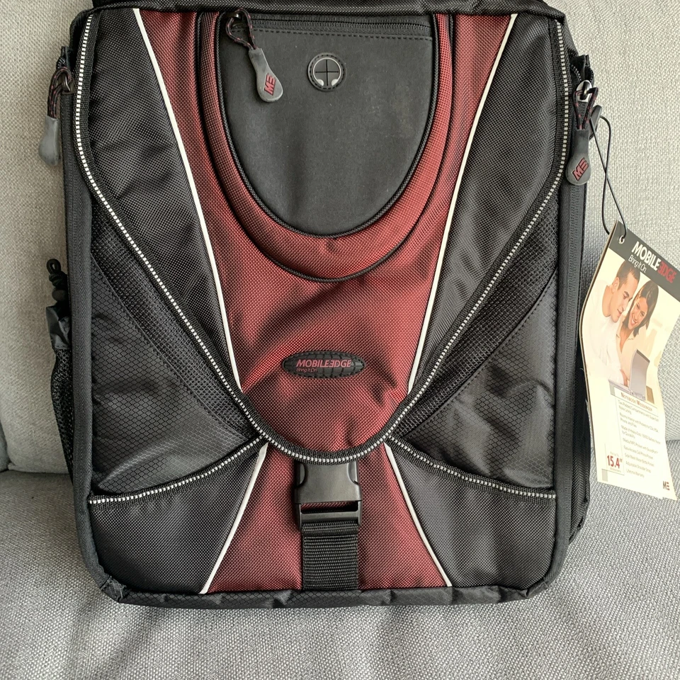 MOBILE EDGE MESSENGER BAG BACK PACK FITS NOTEBOOKS LAPTOPS UP TO 15.4" BRAND NEW - Image 1 of 1