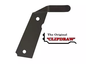 1911 COLT COMPACT CLIPDRAW fondina cintura pantaloni clip occultamento trasporto nero OM-B - Foto 1 di 6
