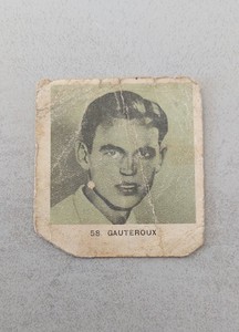 GOUTEROUX - 58 Globo Racing Club de France Football Cards Card 