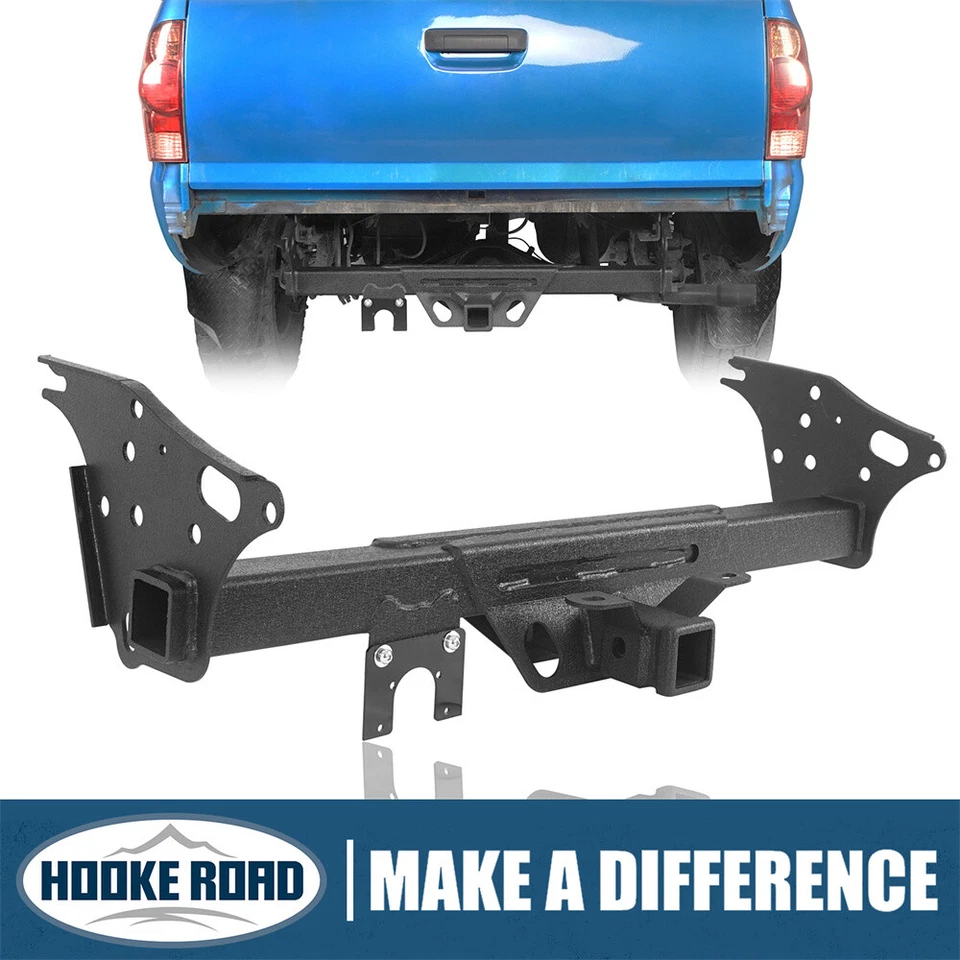 2 in Standard Trailer Hitch Class III Receiver Hitch Fit Toyota Tacoma 2005-2015 Foto 1 de 4