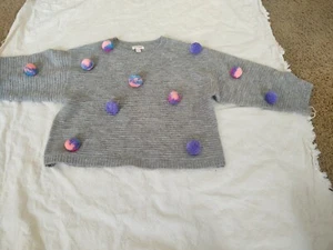 Girls Size 10-12 Sweater By Cat And Jack Preowned - Picture 1 of 3