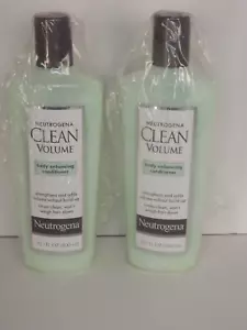 2 Flaschen Neutrogena Clean Volume Body Enhancing Conditioner 10,1 Fl. Oz. NOS (R - Bild 1 von 2