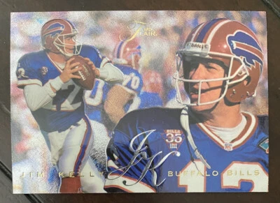 1995 Flair Jim Kelly #19 HOF - Image 1 of 2