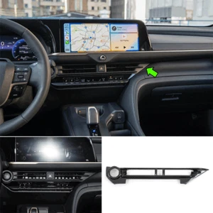 Carbon Fiber Central Console Air Outlet Vent Trim Fit For Toyota Crown 2023-2024 - Picture 1 of 4