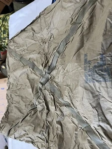 Pilot Chute Military Aerial Delivery 1953 Cotton Fabric 30 Inch Diameter - Picture 1 of 4