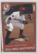 2003 Grandstand Billings Mustangs Habelito Hernandez