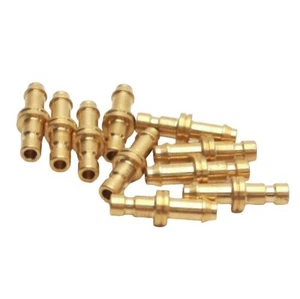 Lot of 10 Parker 02SFTF02MXX Rectus Straight Plug Hose Barbs, 2mm (5/64in) - Picture 1 of 5