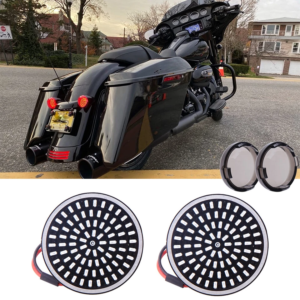 Luces LED de señalización de giro trasero de freno 1157 para Harley Davidson Street Glide Special Foto 1 de 4