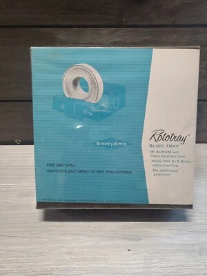 NUEVO - GAF Sawyer's Rototray 100 Bandeja Deslizante con Álbum 6214 2x2 Carrusel Continuo Foto 1 de 3