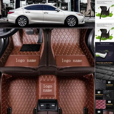 For Jaguar Car Floor Mats Luxury Cargo Carpets Waterproof Liners Custom Leather - Image 1 of 4