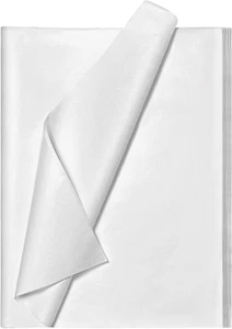 100 Sheets 20"X14" White Tissue Paper for Gift Bags Acid Free Tissue Paper Gift - Picture 1 of 12