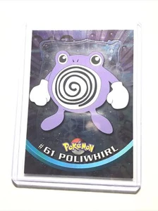 Topps Series 1 HOLO 1999 TV Animation Ed POLIWHIRL #61 Pokemon Character Card - Picture 1 of 1