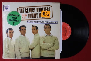 Clancy Brothers & Tommy Makem Hearty & Hellish - 1962 MONO LP - CL-1771 - VG+/EX - Picture 1 of 5