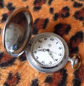 Molnija pocket watch Molnia vintage USSR Soviet Union era mechanical full hunter - Picture 1 of 10