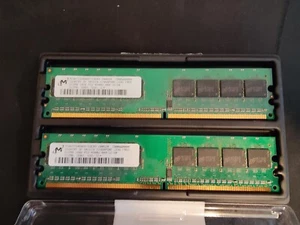 Micron 2x512mb DDR2 mt8htf6464ay - Picture 1 of 1