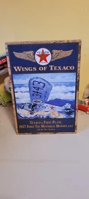Ertl Wings of Texaco 1927 Ford Tri-Motored Mono Avión Modelo Banco Nuevo en Caja 7º Foto 1 de 4