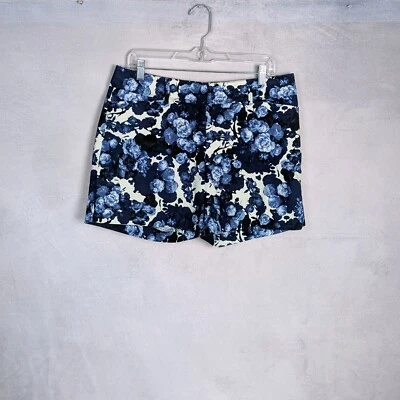Pantalones Cortos - The Limited - Bolsillos Florales Rosas Azules Aún Cosidos Cerrados Mujer Talla 8 Foto 1 de 4
