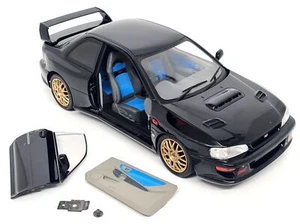 Solido 1/18 Subaru Impreza 22B Black 1998 (DOOR) Diecast model Car - Picture 1 of 13