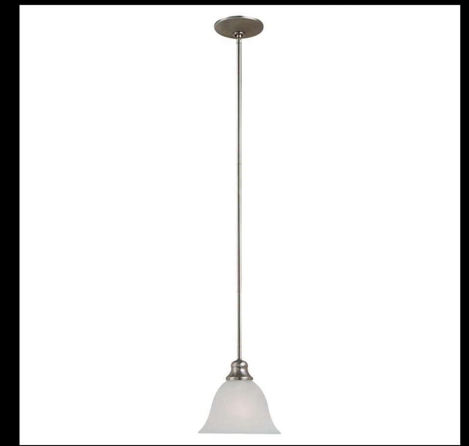 Sea Gull Lighting Windgate 1-light Brushed Nickel Mini Pendant