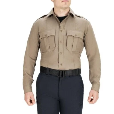 Blauer 8436 长袖羊毛超长衬衫 — 第 1/4 张图片