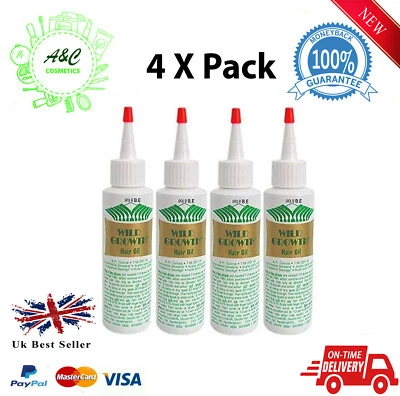 Wild Growth Hair Oil Fast Powerful Hair Growth Formula 4oz (pack of 4) - Image 1 of 4