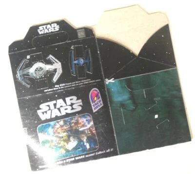 Star Wars A New Hope Taco Bell Caja Comida Rápida Premium Caja Coleccionable 1996 Foto 1 de 2
